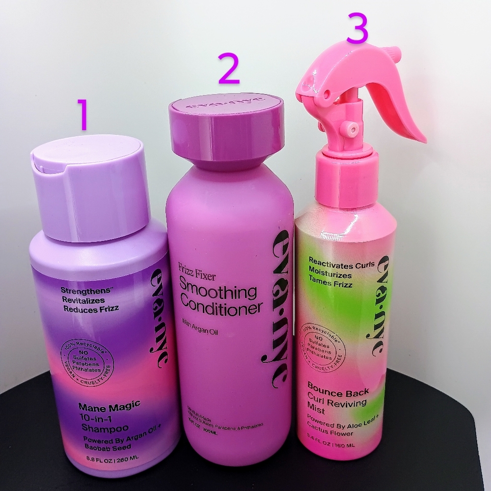 *sold*Eva NYC Hair Care Set - Purple and Pink